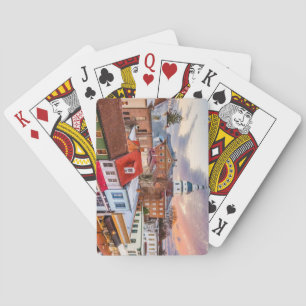 Schöne Landschaft Deck beim Kartenspielen Spielkarten