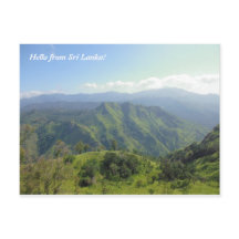 Schöne Landschaft der Berge Sri Lankas