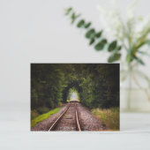 Schöne Landschaft der Eisenbahn Postkarte (Stehend Vorderseite)