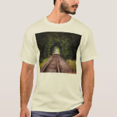 Schöne Landschaft der Eisenbahn T-Shirt (Vorderseite)