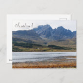Schöne Landschaft der Insel Skye - Schottland, Ver Postkarte (Vorne/Hinten)