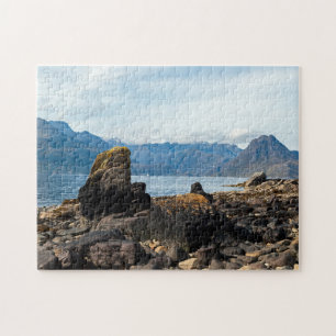 Schöne Landschaft der Insel Skye - Schottland, Ver Puzzle