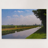 Schöne Landschaft der Niederlande Puzzle (Horizontal)