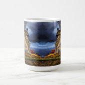 Schöne Landschaft der niederländischen Windmühle - Kaffeetasse (Mittel)