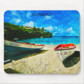 Schöne Landschaft der tropischen Insel Curacao Mousepad (Vorne)