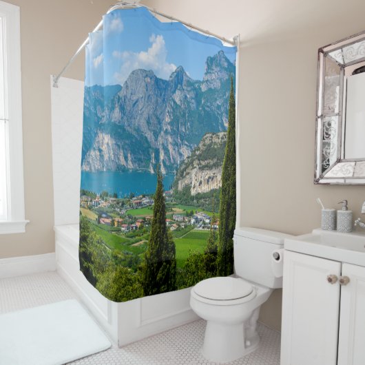 Schöne Landschaft Duschvorhang (Beispiel)