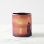 schöne Landschaft / endlose Liebe Tasse (Zentrum)
