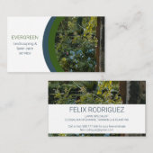 Schöne Landschaft Foto Business Card Visitenkarte (Vorne/Hinten)