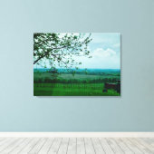 Schöne Landschaft Fotografie Leinwand (Insitu (Holzboden))
