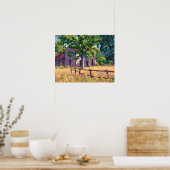 Schöne Landschaft im Herbst in Illinois Poster (Küche)