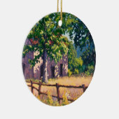 Schöne Landschaft im Herbst Keramik Ornament (Rechts)