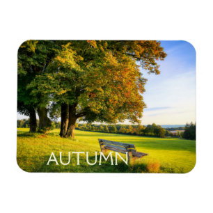 Schöne Landschaft im Herbst Magnet