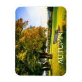 Schöne Landschaft im Herbst Magnet (Vertikal)