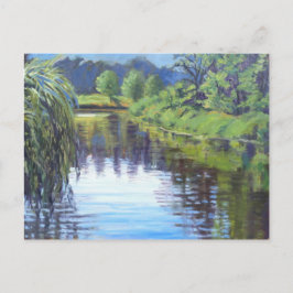 Schöne Landschaft im Saint-Louis-Wald Park Postkarte