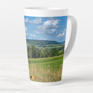 Schöne Landschaft in Wallonien, Reise Milchtasse