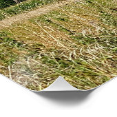 Schöne Landschaft in Wallonien, Reise Poster (Ecke)