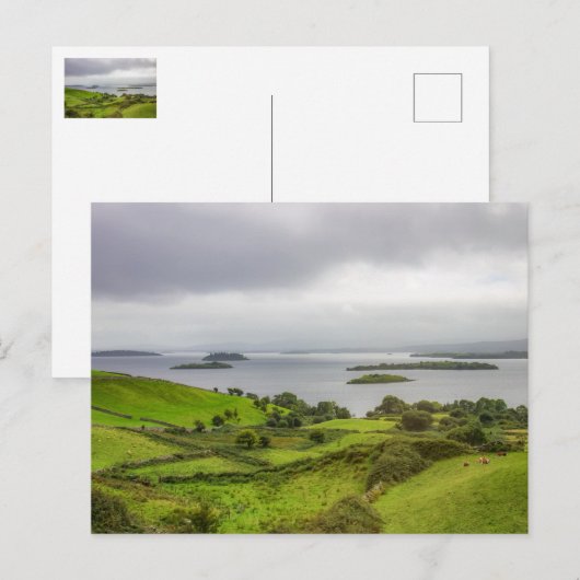 Schöne Landschaft Irlands Postkarte (Vorne/Hinten)