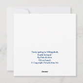 Schöne Landschaft Islands Schöne Kunst Feiertagskarte (Rückseite)