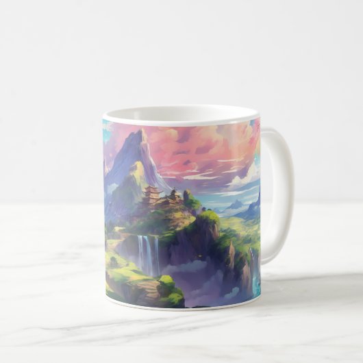 Schöne Landschaft Kaffeetasse (VorderseiteRechts)