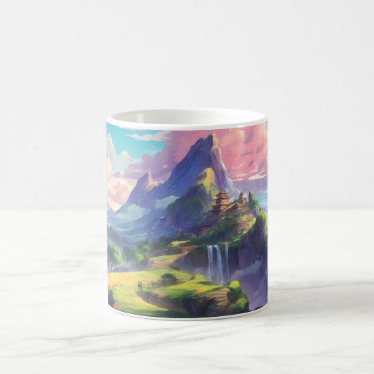 Schöne Landschaft Kaffeetasse (Mittel)