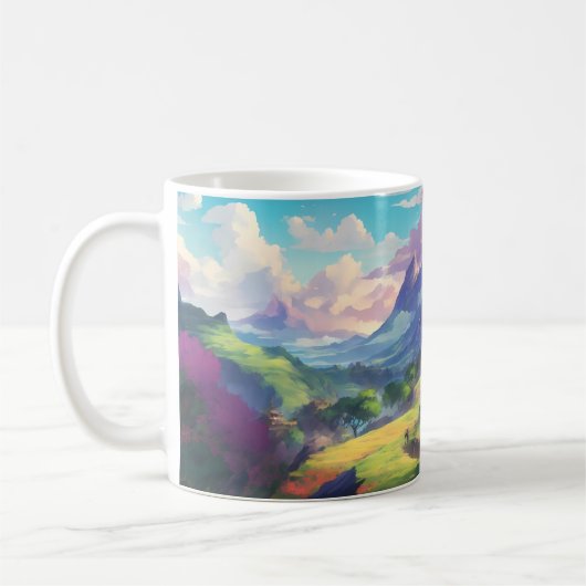 Schöne Landschaft Kaffeetasse (Links)