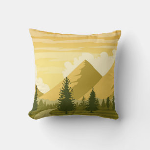 Schöne Landschaft Kissen