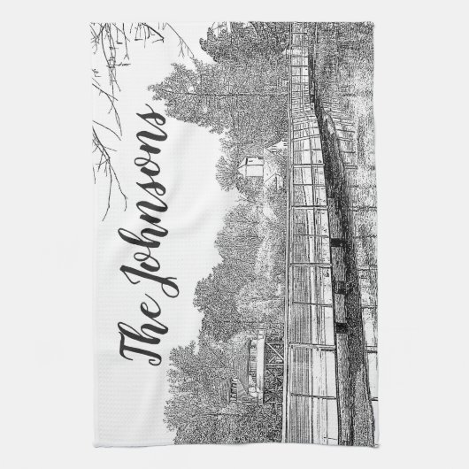 Schöne Landschaft Küchentuch (Vertikal)