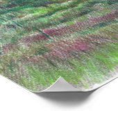 Schöne Landschaft Kunst, Dichtung und Musik Poster (Ecke)