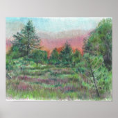 Schöne Landschaft Kunst, Dichtung und Musik Poster (Vorne)