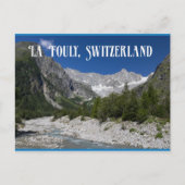 Schöne Landschaft, La Fouly, Schweiz Postkarte (Vorderseite)