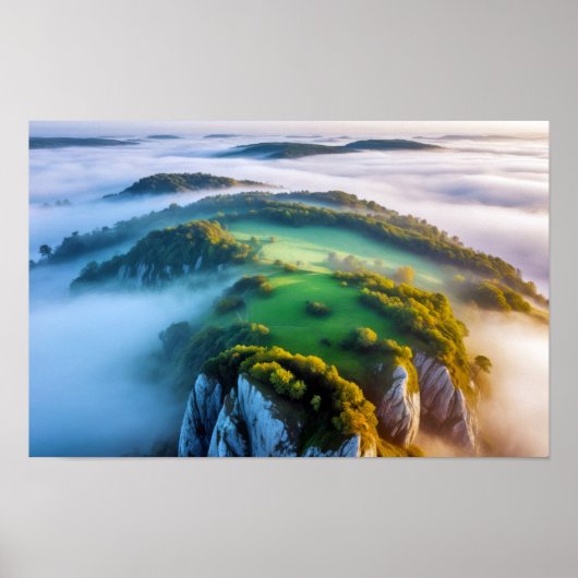 Schöne Landschaft Landschaft Stille Ruhe Luft Poster (Vorne)