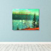 Schöne Landschaft Leinwanddruck (Insitu (Holzboden))