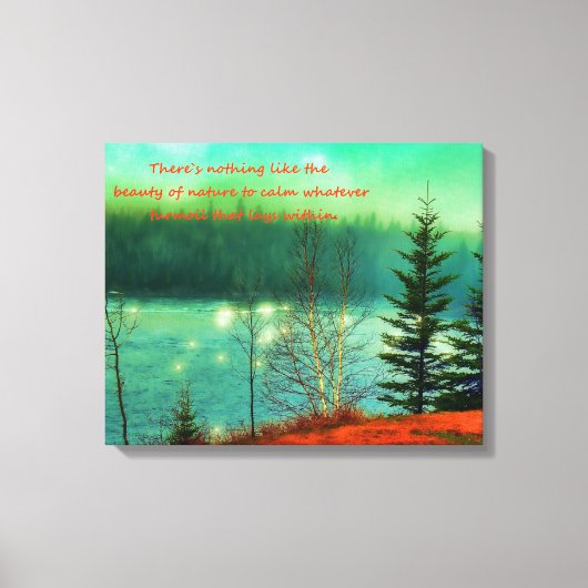 Schöne Landschaft Leinwanddruck (Vorderseite)