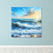 Schöne Landschaft Leinwanddruck (Insitu (Holzboden))