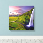 schöne Landschaft Leinwanddruck (Insitu (Holzboden))