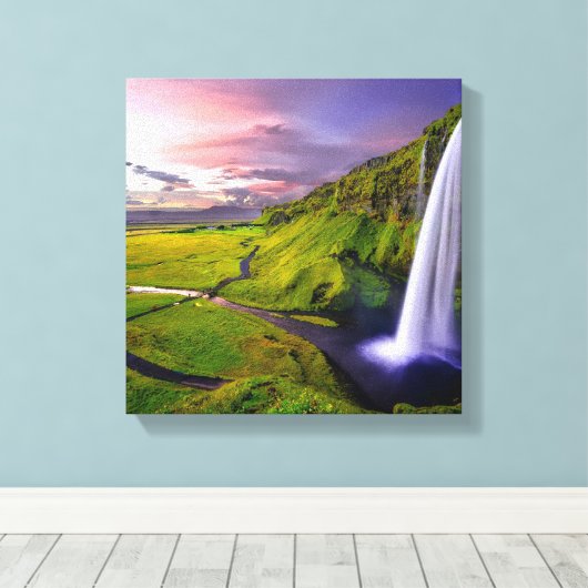 schöne Landschaft Leinwanddruck (Insitu (Holzboden))