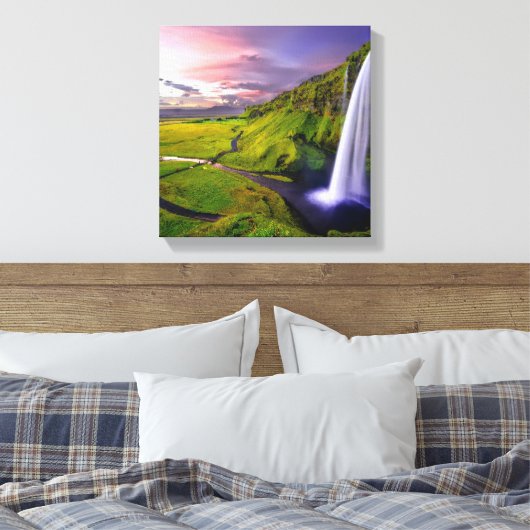 schöne Landschaft Leinwanddruck (Insitu (Schlafzimmer))