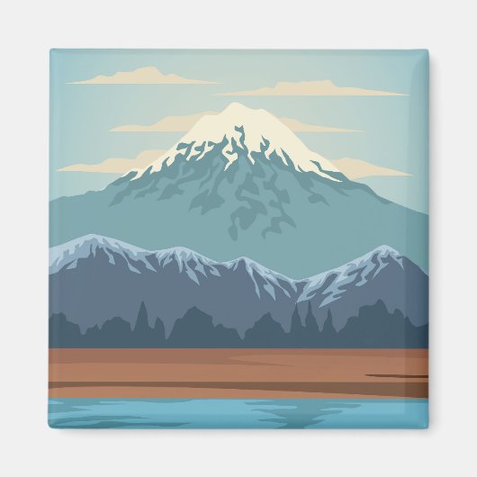Schöne Landschaft Magnet (Vorne)