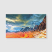 Schöne Landschaft Magnetkarte (Vorderseite)