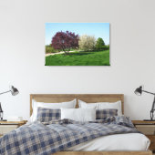 Schöne Landschaft mit Bäumen Leinwanddruck (Insitu (Schlafzimmer))