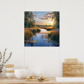 Schöne Landschaft Poster (Küche)