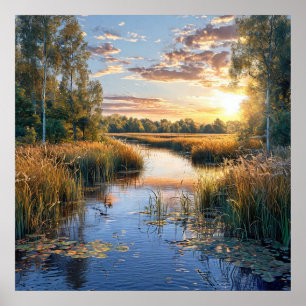 Schöne Landschaft Poster