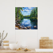 Schöne Landschaft Poster (Küche)