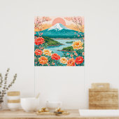 Schöne Landschaft Poster (Küche)