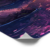 Schöne Landschaft Poster (Ecke)