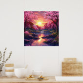 Schöne Landschaft Poster (Küche)