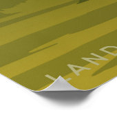 Schöne Landschaft Poster (Ecke)