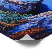 Schöne Landschaft Poster (Ecke)