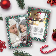 Schöne Landschaft Rahmen Merry Christmas 2 Foto