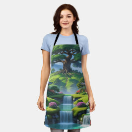 schöne Landschaft Schürze